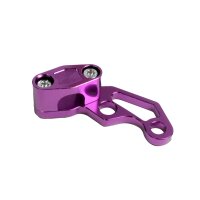 CNC Halter Bremsschlauch Lila eloxiert für Simson...