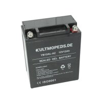 Batterie Gel Akku 12V 12Ah YB12AL-A2 BMW F650 G650 GS...