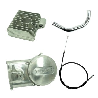 Umbau Satz Zylinderkopf Krümmer Lichtmaschinendeckel Motor für Simson KR51/1 Schwalbe Star Sperber Habicht Umbau M5XX