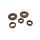 Wellendichtringe Simmerringe braun für Simson Duo S50 KR51/1 Schwalbe Star Sperber Habicht Spatz SK