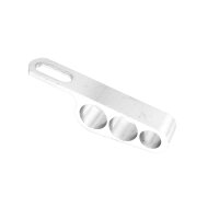 CNC Halter Bremsbowdenzug Bremsschlauch Silber eloxiert für Simson S51 S70 S50 S53 S83 Enduro SR50 SD50 MS50 Sperber Scheibenbremse Bremsleitung