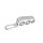 CNC Halter Bremsbowdenzug Bremsschlauch Silber eloxiert für Simson S51 S70 S50 S53 S83 Enduro SR50 SD50 MS50 Sperber Scheibenbremse Bremsleitung