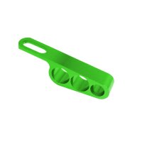 CNC Halter Bremsbowdenzug Bremsschlauch Grün eloxiert für Simson S51 S70 S50 S53 S83 Enduro SR50 SD50 MS50 Sperber Scheibenbremse Bremsleitung