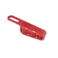 CNC Halter Bremsbowdenzug Bremsschlauch Rot eloxiert für Simson S51 S70 S50 S53 S83 Enduro SR50 SD50 MS50 Sperber Scheibenbremse Bremsleitung