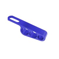 CNC Halter Bremsbowdenzug Bremsschlauch Blau eloxiert für Simson S51 S70 S50 S53 S83 Enduro SR50 SD50 MS50 Sperber Scheibenbremse Bremsleitung
