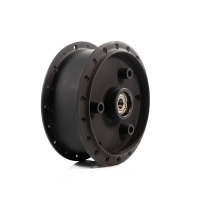 Radnabe mit Lagern schwarz matt abgedreht für Simson S51 S50 S70 S53 Star Sperber Habicht Duo KR51 Schwalbe