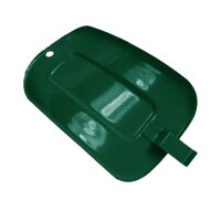 Batteriefach Billardgrün RAL6005 lackiert, Deckel Knieblech für Simson KR51 Schwalbe Batterie Gel 6V