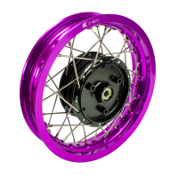 Tuning Felge, Speichenrad lila schwarz poliert 2,15x12...