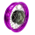 Tuning Felge, Speichenrad lila schwarz poliert 2,15x12 Zoll für Simson SR50 SR80 Roller SD50 Albatros