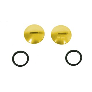 Deckel Verschlussschrauben gold Motor, Getriebe für Simson S51 S70 SR50 KR51/2 Schwalbe SR80 S53 S83 Kappen Kupplungsdeckel