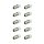 10 Glühlampen Birnen Lampen 6V 2W für Simson S50 S51 SR50 S70 KR51 Schwalbe Star Sperber Duo MZ TS125 TS150 TS250 ES125 ES150 ES175 Troll NSU Lux May Super