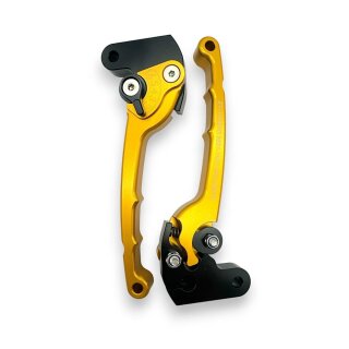 CNC Handhebel Trommelbremse gold eloxiert für Simson S50 S51 S70 S83 S53 SR50 SR80 KR51/2 Schwalbe mit ABE Bremshebel Kupplungshebel