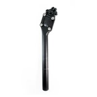 Contec SP-060 Slim Sattelstange Parallelogramm Sattelstütze Ø 27,2mm, 400mm schwarz gefedert gedämpft Comfort Fahrradsattel E-Bike Fahrer 70-85kg