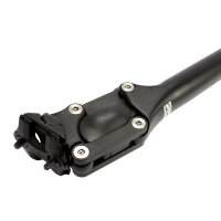 Contec SP-060 Slim Long Travel Sattelstange Parallelogramm Sattelstütze schwarz gefedert gedämpft Comfort Fahrradsattel E-Bike Fahrer 70-85kg