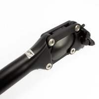 Contec SP-060 Slim Long Travel Sattelstange Parallelogramm Sattelstütze schwarz gefedert gedämpft Comfort Fahrradsattel E-Bike Fahrer 70-85kg