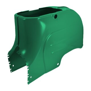 Karossserie Verkleidung hinten billardgrün für Simson KR51 Schwalbe Panzer Rahmen Karosserie gelb