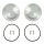 Paar Blinker Glas Gläser hinten für Simson S51 S50 SR50 für MZ ETZ TS 150 125 250 Dichtung Schrauben Klarglas, weiß, rund mit E-Zeichen