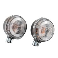 Blinker rund vorn Klarglas für S51 S50 S53 SR50 MZ ETZ ETS TS 150 125 250 E-Zeichen Tuning