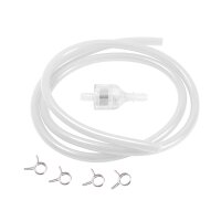 1m Benzinschlauch 5mm + Filter transparent für...