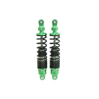 Premium Gasdruck Federbeine 400mm grün für Simson S51 S50 S70 Enduro Tuning Stoßdämpfer Federung hinten 40cm
