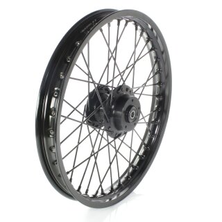 Felge Scheibenbremse 1,50x16 Ring Speichen Nabe schwarz für Simson S51 S50 S53 S70 S83