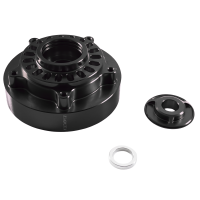 CNC Mitnehmer schwarz eloxiert hinten Antriebsritzel geschraubt für Simson S51 S50 KR51 Schwalbe Star Sperber Habicht Duo verschiedene Kettenräder möglich