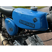 Aufkleber Satz Tank Seitendeckel für Simson S51 B...