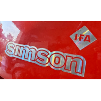 Aufkleber Satz Tank Seitendeckel für Simson S50 B...