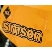 Aufkleber Satz Tank Seitendeckel für Simson S51 B...