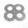 4 Fan Blade Tuning Kupplungsscheiben dünn 0,8mm für Simson S51 S70 KR51 Schwalbe SR50 S53 S53 SR80 SD50 5 Lamellen Kupplungslamellen Kupplung