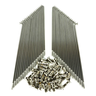 36 Sonderspeichen Scheibenbremse hinten Speichen mit Nippel Edelstahl XL M4 je 18x 171 + 143mm