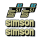 Wasserabziehbilder Satz Tank Seitendeckel für Simson S51 B beige-blau Wasserschiebebilder