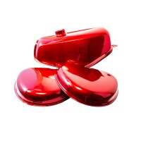 Premium Lackset rot-chrom Tank + Seitendeckel für...
