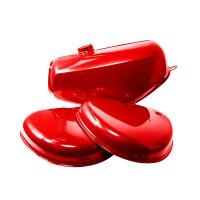 Premium Lackset rot metallic Tank + Seitendeckel für...