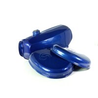 Premium Lackset blau metallic Tank + Seitendeckel...