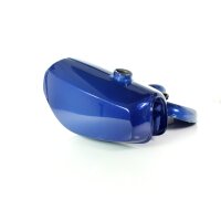 Premium Lackset blau metallic Tank + Seitendeckel für Simson S51 S50 S70 Kraftstoffbehälter mit Wirbel