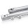 PZ Tuning Telegabel +5cm verlängert silber für Simson S51, S70, S50 SR50 S53 + Teilegutachten mit Aufnahme Scheibenbremse 76,5cm