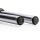 PZ Tuning Telegabel +5cm verlängert silber für Simson S51, S70, S50 SR50 S53 + Teilegutachten mit Aufnahme Scheibenbremse 76,5cm