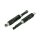 Tuning Stoßdämpfer Federbeine, vorne 280mm für Simson KR51 Schwalbe Star Sperber Habicht Duo Tieferlegung 30mm 50mm schwarz Chrom