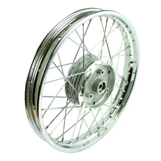 Felge Speichenrad 1,50x16 Chrom für Simson S51 S50 S53 S70 S83 KR51 Schwalbe Duo Star Sperber Habicht