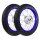 Kompletträder mit Alufelge blau 1,5 x16, Heidenau K43 2,75x16 für Simson S51 S50 S70 Sperber Schwalbe Star Duo Tuning Speichen Chrom Komplettrad