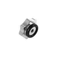 Aluminium CNC Sterngriffmutter Silber eloxiert M6 Haube Motor Abdeckung für Simson Schwalbe KR51 SR50 SR80 Spatz Star Sperber Habicht für MZ ES TS 125 150 175 250