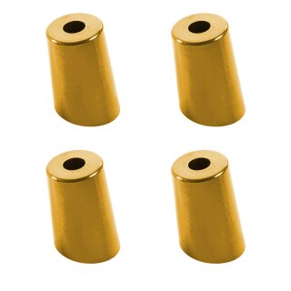 4 Distanzstücke Gold eloxiert für Simson KR51 Schwalbe Gepäckträger