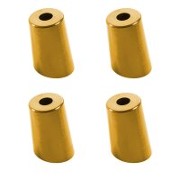 4 Distanzstücke Gold eloxiert für Simson KR51...