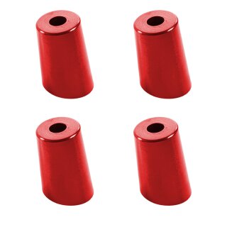 4 Distanzstücke Rot eloxiert für Simson KR51 Schwalbe Gepäckträger