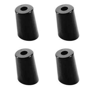 4 Distanzstücke Schwarz eloxiert für Simson KR51 Schwalbe Gepäckträger