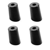 4 Distanzstücke Schwarz eloxiert für Simson...