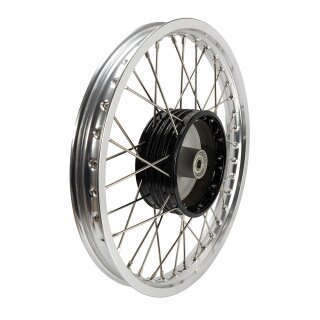 Speichenrad vorn. Felge 1,60x18 Alu für MZ ETZ 250 Vorderrad Speichen Edelstahl