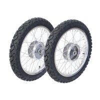 2 Kompletträder für Simson S50 S51 S53 KR51...