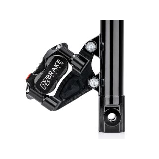 PZ-Tuning 4-Kolben Bremssattel Schwarz für Scheibenbremse Simson S53, S83, MS50, TS050, SC050, SR50X, SR80X, SRA50 auch S51 S50 S70 SR50 SR80 Bremszange